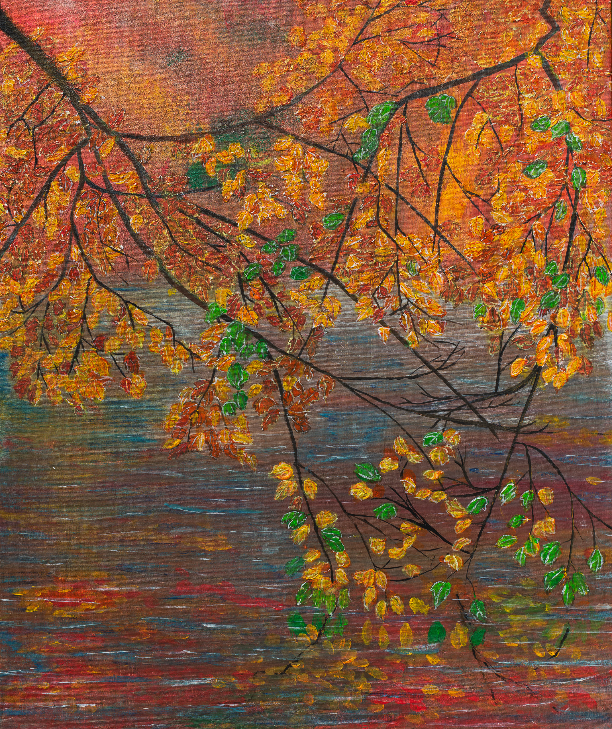 Autumn lake